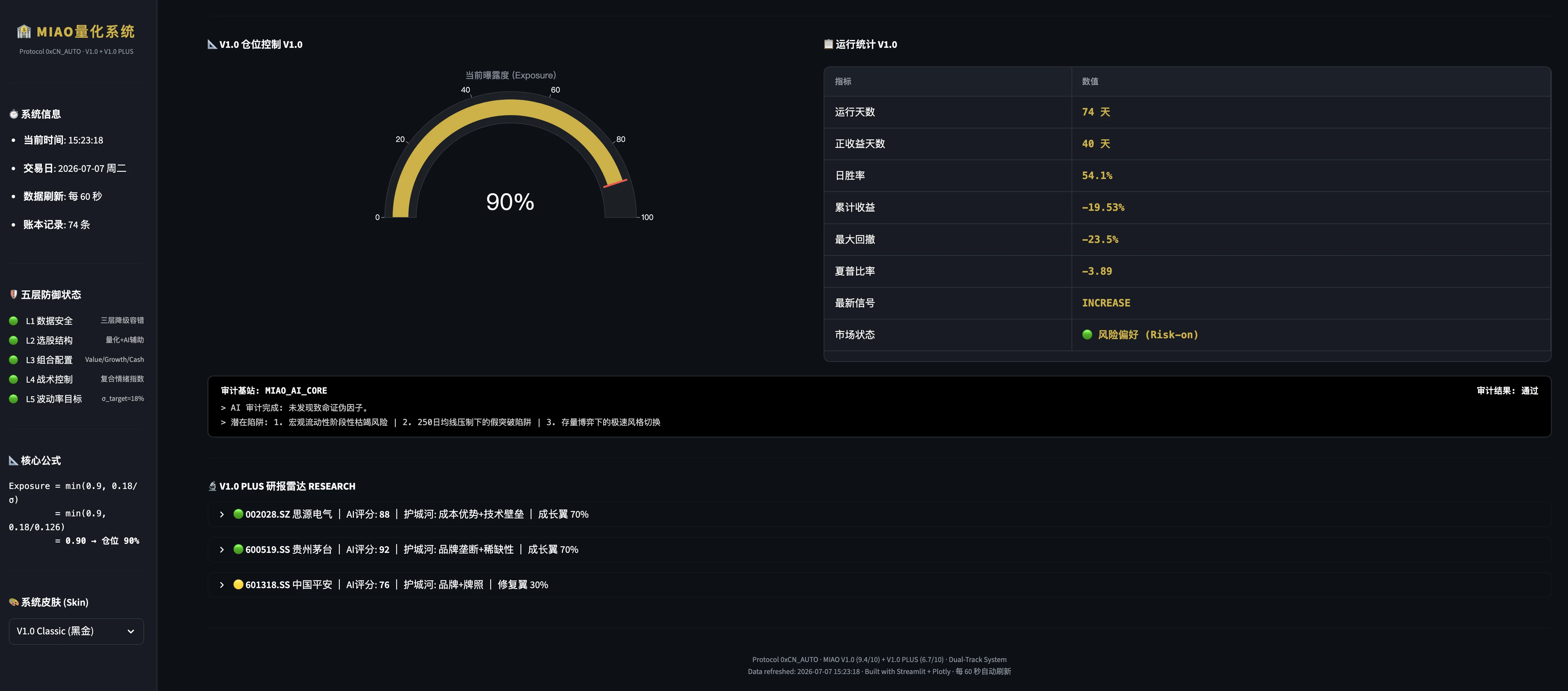 Run Stats & AI Audit
